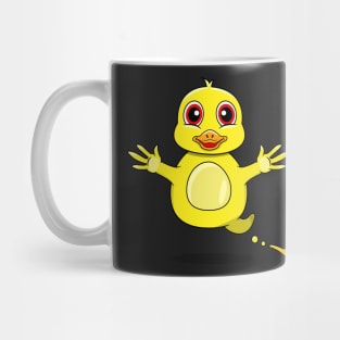 Cute Duck Ghost and Flying Mug